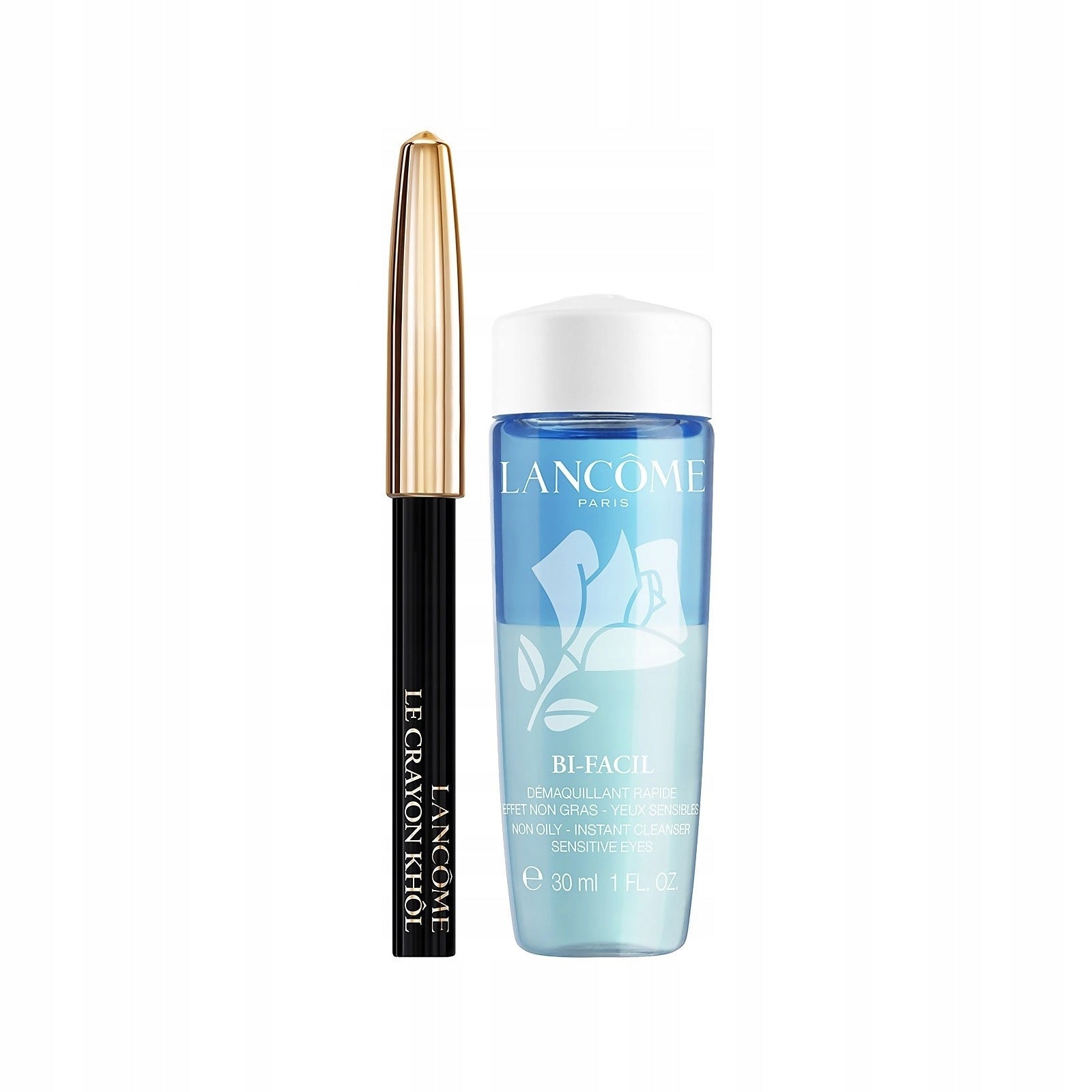 lancome le crayon khol et bi-facil set 30ml+7g