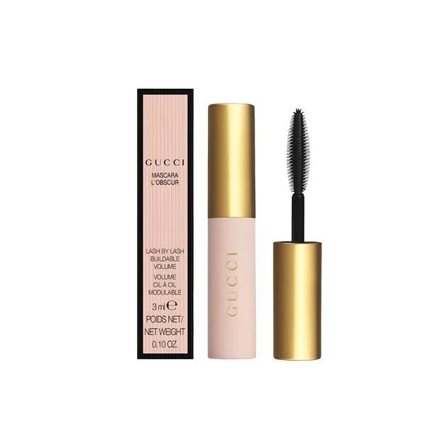 Gucci Mascara L’Obscur Lash By Lash Buildable Volume EVE BLACK Travel Size