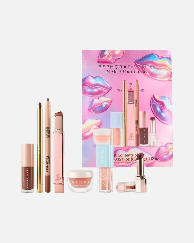 sephora favorites perfect pout lip set 7 items