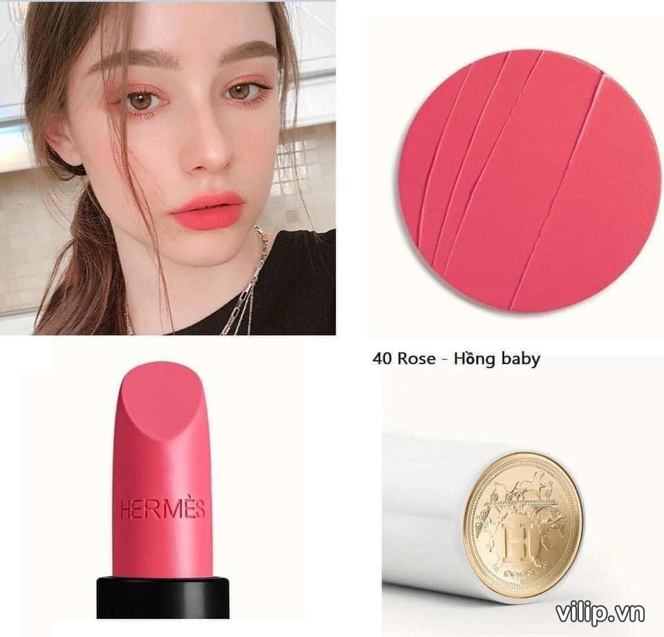 HERMES - Rouge Satin Lipstick