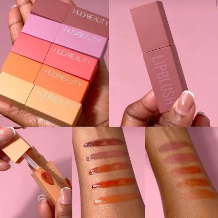 HUDA BEAUTY Lip Blush Lip & Cheek Stain  Shade: Berry Kiss